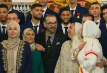 Recibe el Rey Mohammed VI a la selección marroquí tras su brillante actuación en Qatar 2022