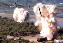 El Ejército Popular de Corea prueba cañones de largo alcance y misiles de subunidades en el frente oriental