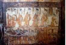 Frescos de tumba coreana