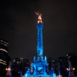 México se ilumina de azul por el 80 aniversario de la ONU