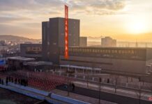 Inauguración de las fábricas de industria local de distrito de Jangyon